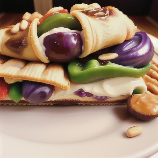Peanut Butter and Jelly Stromboli