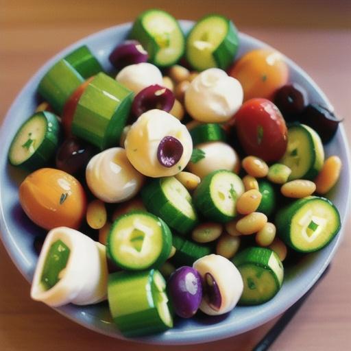 Greek Cucumber Bean Salad