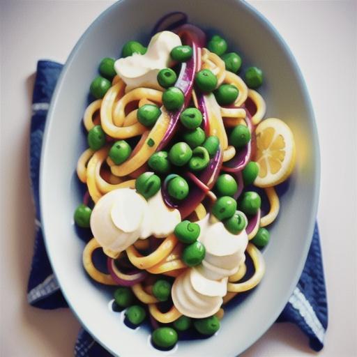 Lemony Spaghetti With Peas and Ricotta