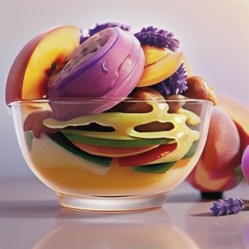 Peach and Lavender Ice