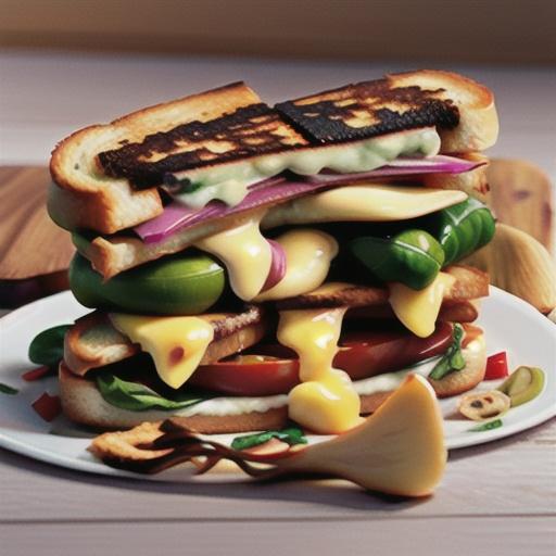 Four-Cheese Grilled Cheese Sandwich