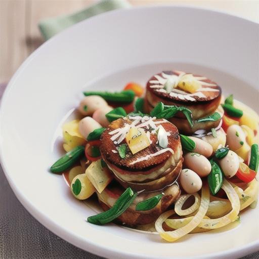 Parmesan veal cutlets with white-bean ragout