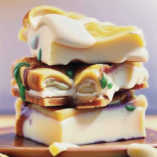 Lemon cream cheese squares recipe