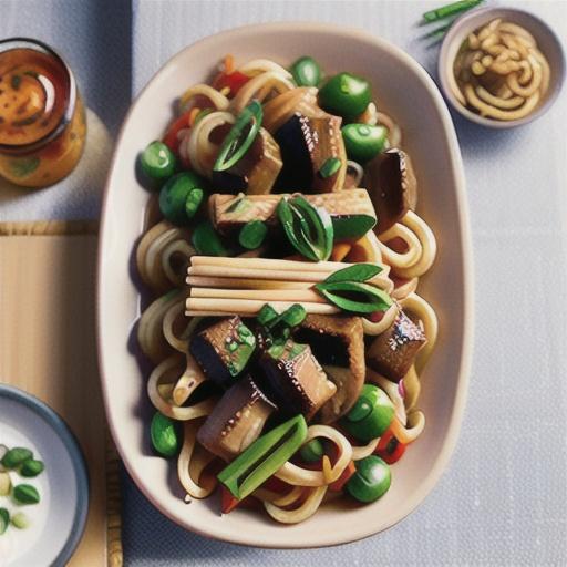 Healthier beef chow mein