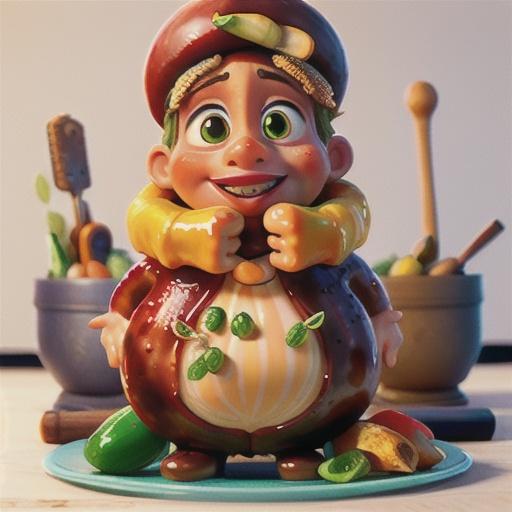 Orange and five-spice glazed ham