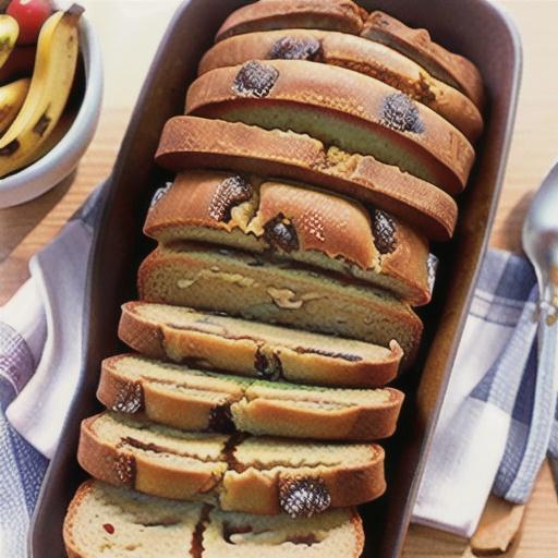 Banana, date and honey bread