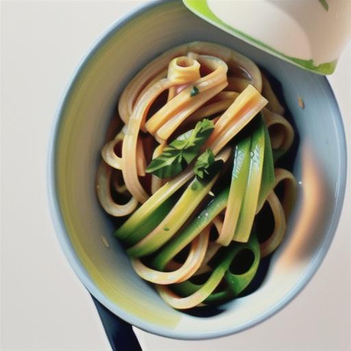 Super green spaghetti