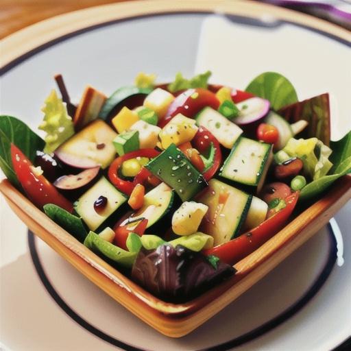 Caesar Vegetable Salad