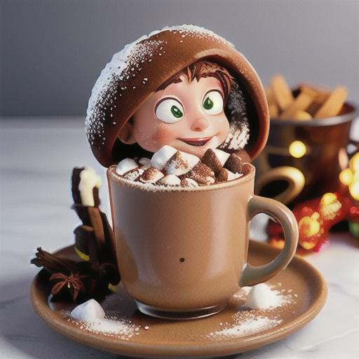Spiced gingerbread hot chocolate recipe