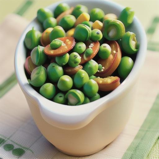 Honey-Nut Snap Peas