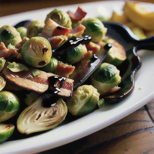 Brussels Sprouts with Bacon and Balsamic