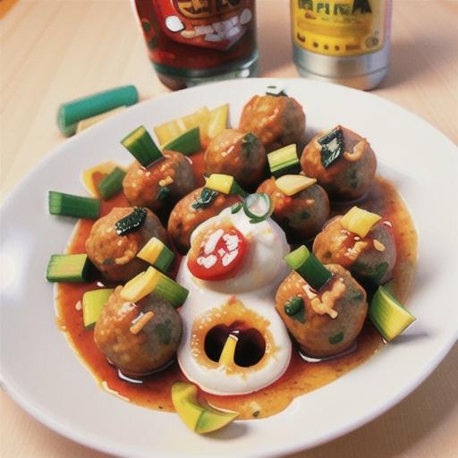 Bang Bang Sriracha Cocktail Meatballs