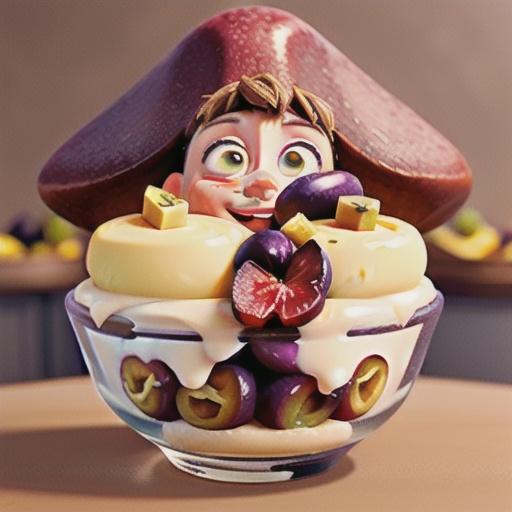 Plum and Banana Dessert