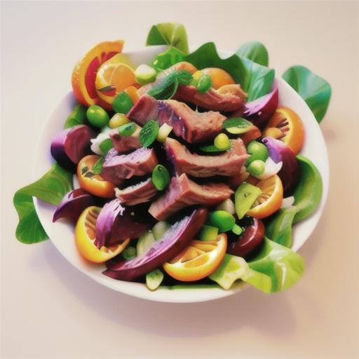 Radicchio & fennel pork salad