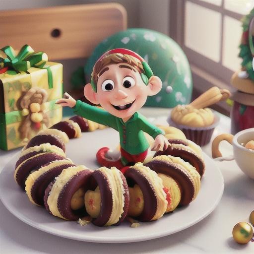 Christmas morning crown