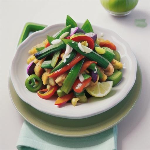 Thai coconut chicken stir-fry