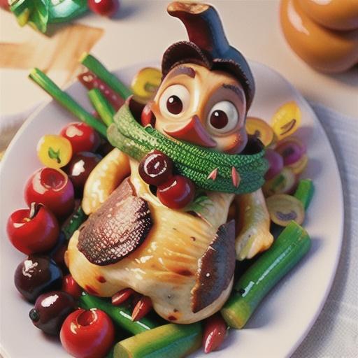 Roast duck with cherry salsa