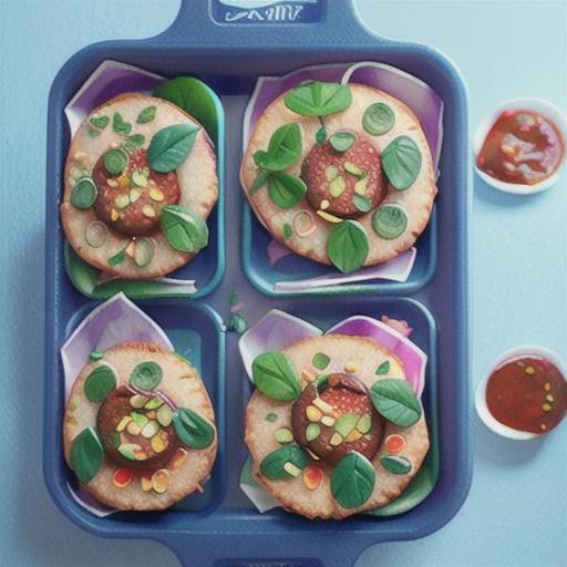 Super-easy rissoles with crunchy salsa