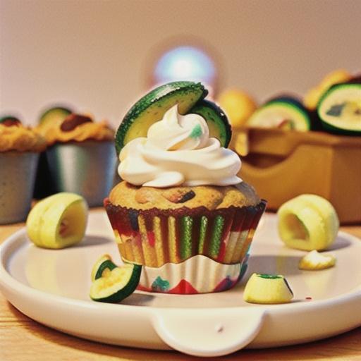 Cream Cheese Zucchini Muffins