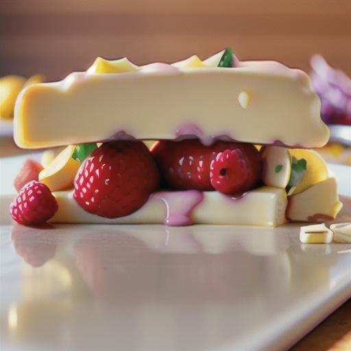 Lemon, Raspberry, and White Chocolate Scones