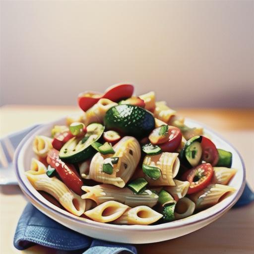 Herb Grilled Vegetable Pasta Salad