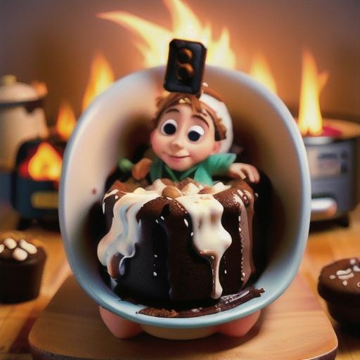 Slow-Cooker Fudgy S’more Cake