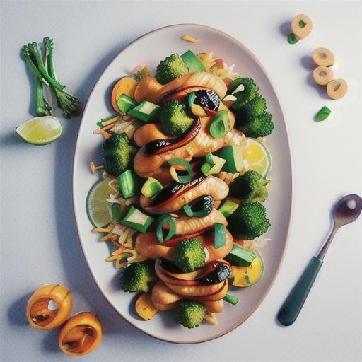 Healthier chicken satay stir-fry