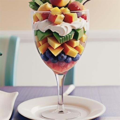 Peach-Berry Bellini Salad