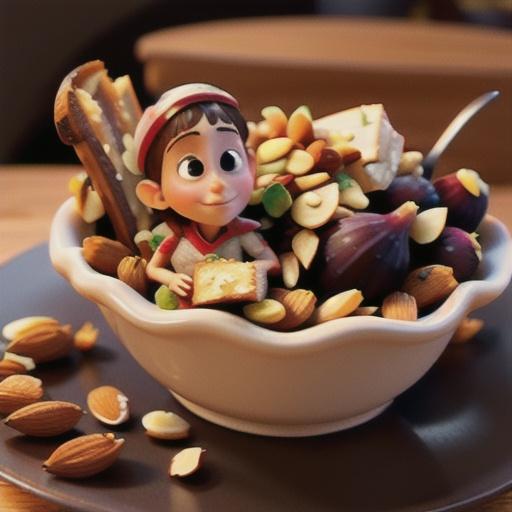 Figs and Toasted Almonds Brie