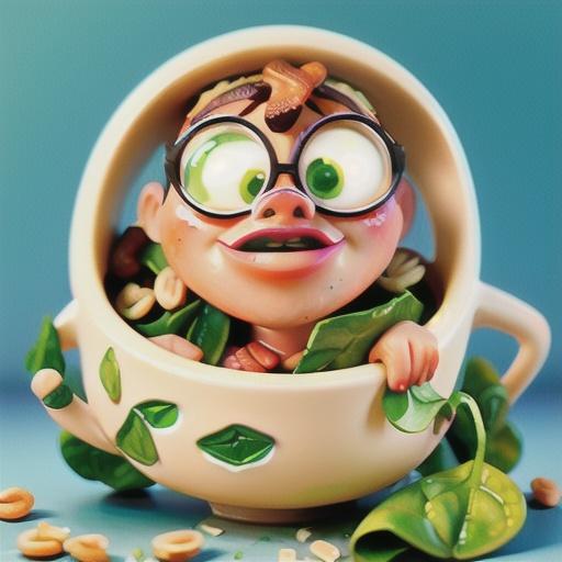 Spinach, bacon and pinenut risotto