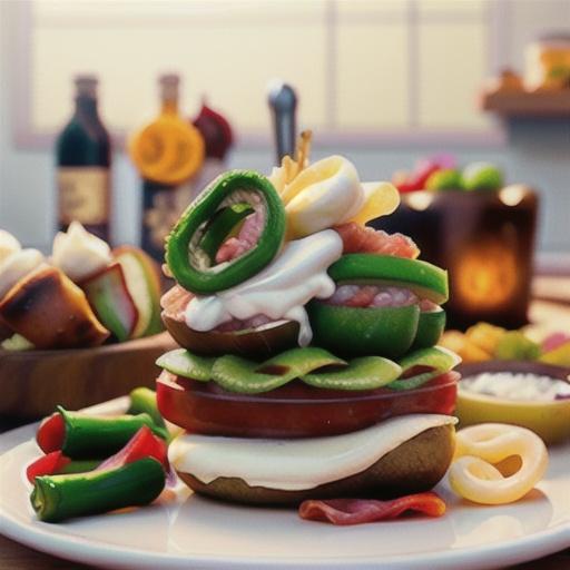 Salami, Cream Cheese, and Pepperoncini Roll-Ups