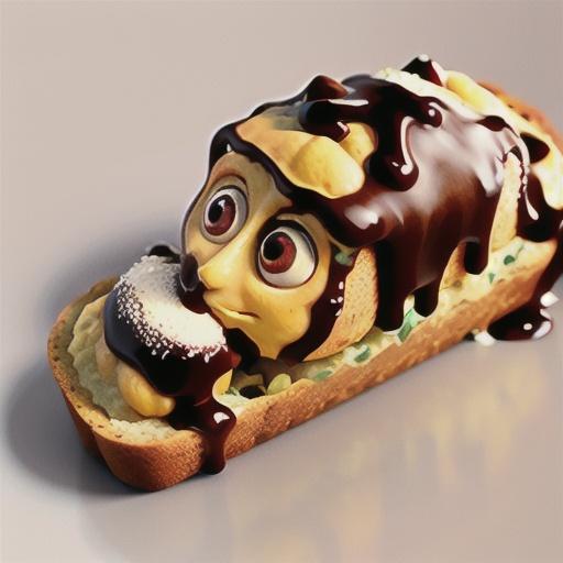 Mocha-Glazed Pumpkin Chocolate Chip Bread