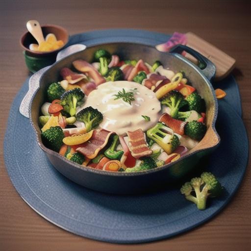 Bacon, Broccoli, Chicken & Rice