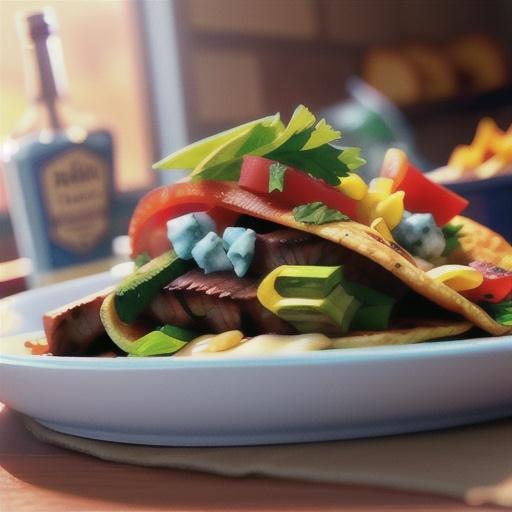 Steak and Blue Cheese Breakfast Tacos