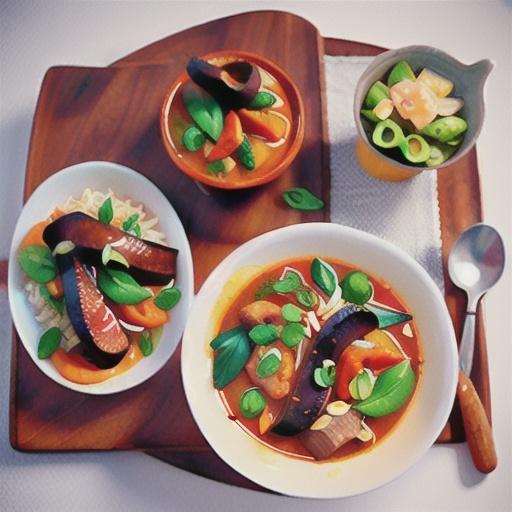 Slow-cooked Thai red beef curry