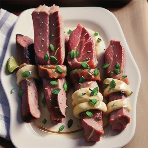 Kafta (Meat Fingers) with Tahini