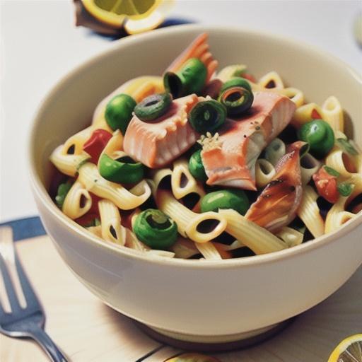 Preserved lemon, salmon & caper pasta