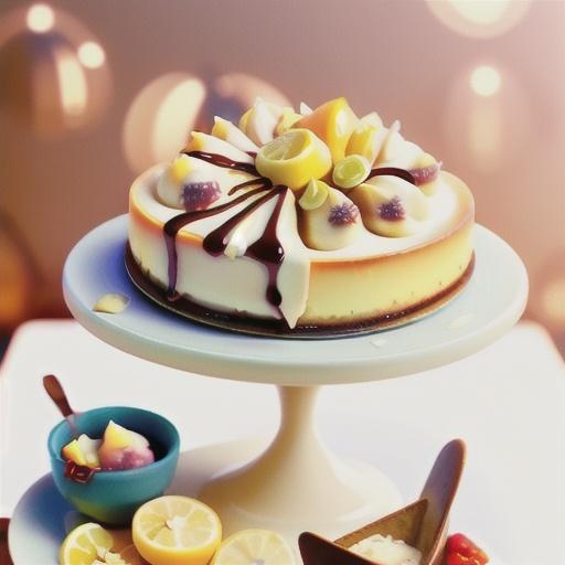 Lemon meringue cheesecake
