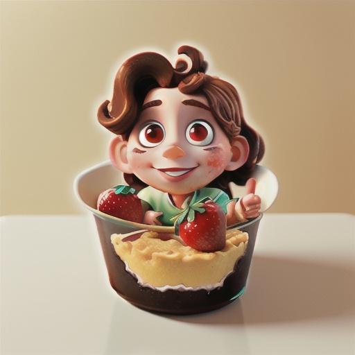 Brownie and Strawberry Shortcakes