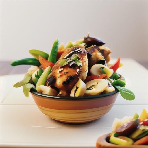 Five-spice chicken with sweet chilli dressing