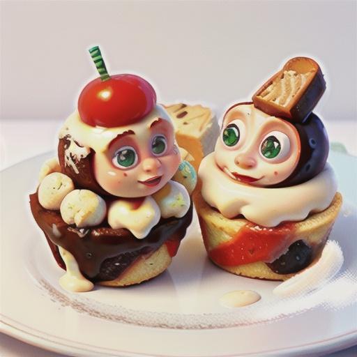 Bread and butter pudding ice-cream