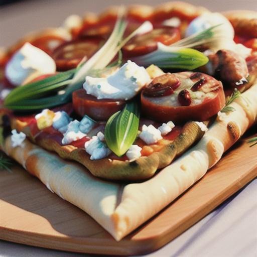 Sausage, Ricotta, and Fennel Pizza