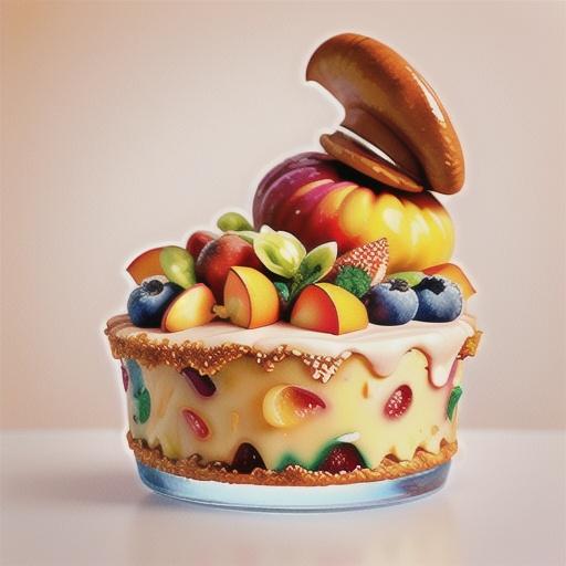 Martha's summer fruit cream pie