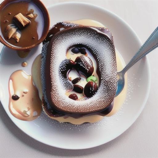 Sticky date pudding with chai custard recipe