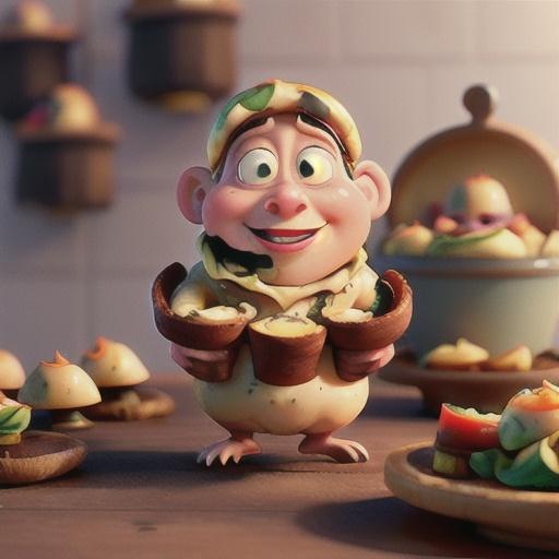 Manu's ham and mushroom vol au vents