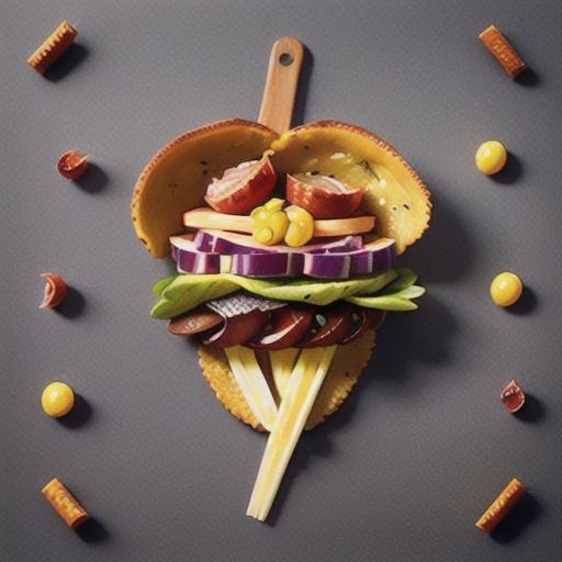 DIY party combos - bresaola with mustard and coleslaw