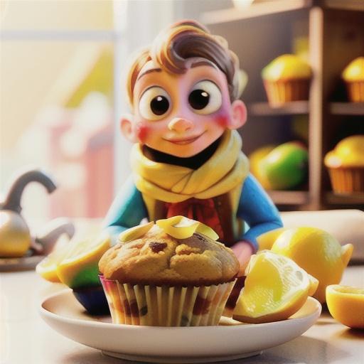 Spiced Lemon Muffins