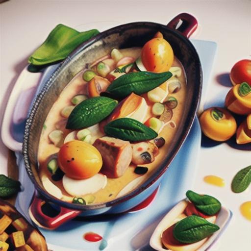 Pork and sage cassoulet