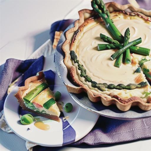 Asparagus Quiche With Fontina Cheese