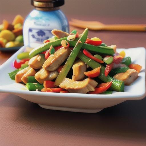 Chicken Stir-Fry with Thai Peanut Sauce